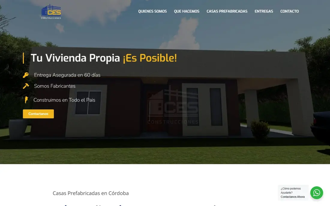 Web de CES Construcciones